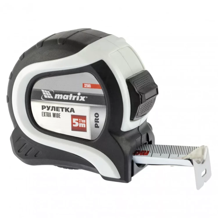 Рулетка Extra Wide 5 м x 27 мм двухкомпонентный корпус Pro Matrix 32585 купить в Магнитогорске