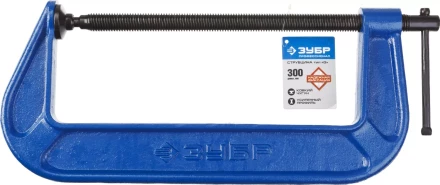 Струбцина  ЗУБР &quot;ПРОФЕССИОНАЛ&quot; тип &quot;G&quot;, корпус - ковкий чугун. 300мм 32245-300_z01 купить в Магнитогорске