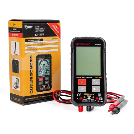 Мультиметр цифровой КВТ SMART KT 112В с True RMS (86326) купить в Магнитогорске