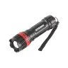 Фонарь бытовой пластик 1W LED ремешок зум 3 режима 100% - 50% - стробоскоп 3хААА Stern 90570 купить в Магнитогорске