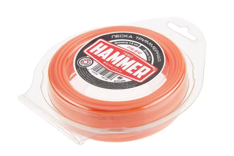 Леска для триммеров HAMMER 216-810 купить в Магнитогорске