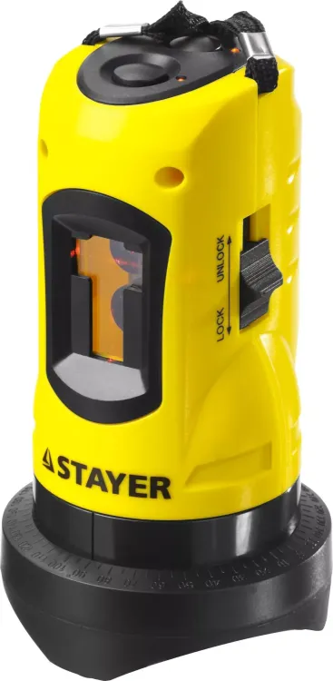 Нивелир лазерный линейный SLL-1, STAYER 34960, дальность 10м, точн. +/-0,5 мм/м 34960 купить в Магнитогорске
