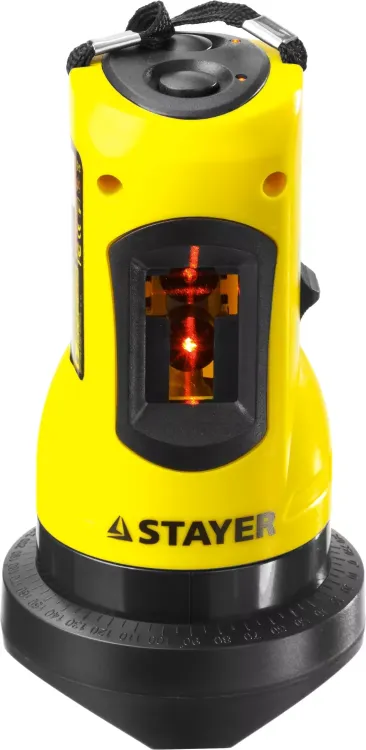 Нивелир лазерный линейный SLL-1, STAYER 34960, дальность 10м, точн. +/-0,5 мм/м 34960 купить в Магнитогорске