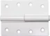Петля дверная STAYER "MASTER" разъемная, цвет белый, правая, 100мм 37613-100-2R купить в Магнитогорске
