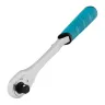 Ключ-трещотка 1/2" Gross 14055, CrV, 90 зубьев, усиленный, хром купить в Магнитогорске