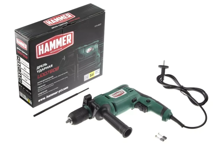 Дрель ударная HAMMER UDD780B купить в Магнитогорске