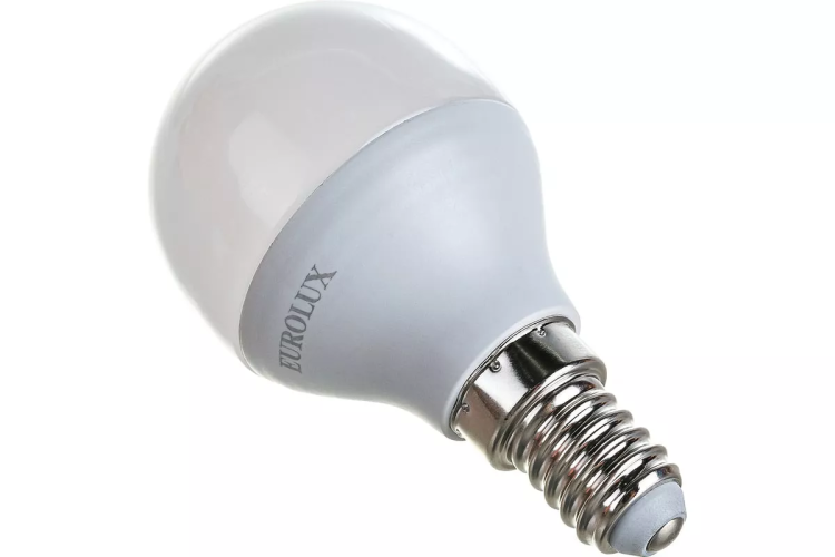 Лампа светодиодная EUROLUX LL-E-G45-7W-230-4K-E14 76/2/6 купить в Магнитогорске