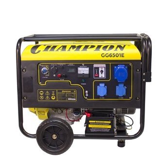 Генератор бензиновый CHAMPION GG6501E + ATS купить в Магнитогорске