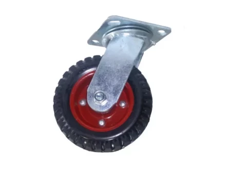 Колесо большегрузное поворотное PS 250 250 мм резина с протектором (N) 1046497 купить в Магнитогорске