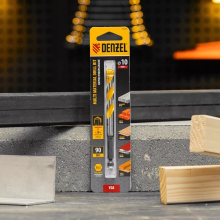 Сверло универсальное, Multi cut, 10 мм Denzel 706009 купить в Магнитогорске