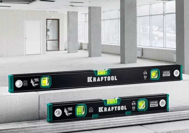 Профессиональный уровень с зеркальным глазком KRAFTOOL 34781-150 купить в Магнитогорске