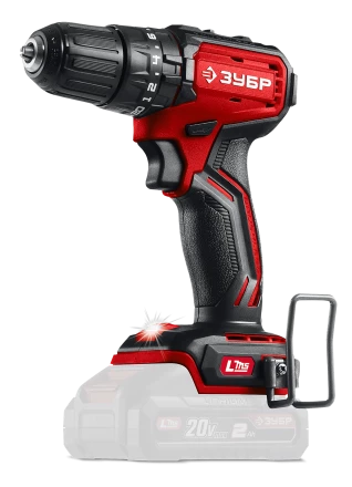 ЗУБР 20 В, 45 Нм, без АКБ (LMS), бесщеточная ударная дрель-шуруповерт (ДБУ-45) купить в Магнитогорске
