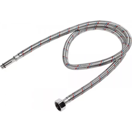 Подводка гибкая STAYER для воды, к смесителям, оплетка из нержавеющей стали, удлиненная, г/ш 1/2&quot;-1м 51017-100 купить в Магнитогорске