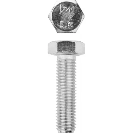 Болт ЗУБР "МАСТЕР" с шестигранной головкой, ГОСТ 7798-70, класс прочности 5.8, оцинкованный, M12x40мм, 5кг 303080-12-040 купить в Магнитогорске