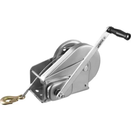 Лебедка ручная барабанная ЗУБР &quot;ПРОФЕССИОНАЛ&quot;, подъемная, тросовая, 1.3т, 8м 43117-1.3 купить в Магнитогорске