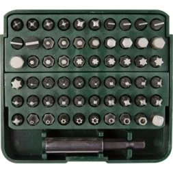 Набор бит "GRAND-61" с адаптером, KRAFTOOL 26140-H61, в пластиковом боксе, Cr-V, 61 предмет 26140-H61