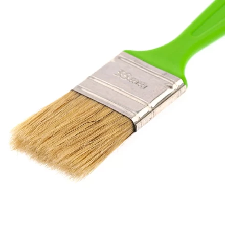 Кисть флейцевая &quot;Евро&quot;, 35 x 8, натуральная щетина, пластиковая ручка Сибртех 83301 купить в Магнитогорске