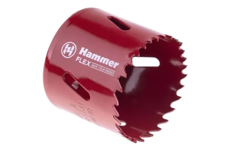 Коронка биметаллическая HAMMER Ф51х38мм 5/8&quot; BiMETALL (224-010) купить в Магнитогорске