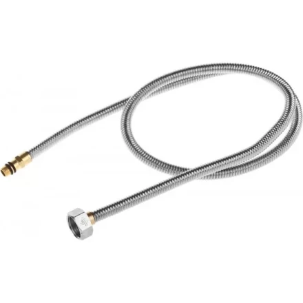 Подводка ЗУБР &quot;ЭКСПЕРТ&quot; сильфонная из нержавеющей стали, для смесителя, укороченная, г/ш (гайка-штуцер), 1/2&quot;, 1,0м 51012-100 купить в Магнитогорске
