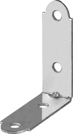 ЗУБР УМ-1.5, 40 x 40 x 17 x 1.5 мм, белый цинк, узкий мебельный уголок (31032-40) купить в Магнитогорске