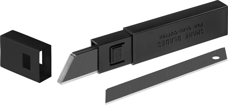 Лезвие OLFA BLACK MAX сегментированное, 18х100х0,5мм, 10шт OL-LBB-10B купить в Магнитогорске