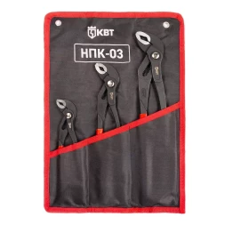 Набор переставных клещей КВТ НПК-03 с кнопочной фиксацией (85285)