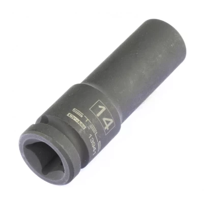 Головка ударная удлиненная шестигранная 14 мм 1/2&quot; CrMo Stels 13941 купить в Магнитогорске