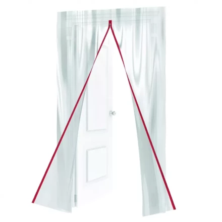 Пленочная дверь на молнии типа I 220x120cm с малярной лентой 2,5смх10м Matrix 88757 купить в Магнитогорске