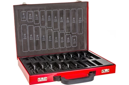 ЗУБР 170 шт, (1-10 мм), сталь Р4М2, класс В, мет.бокс, по металлу (29605-H170) купить в Магнитогорске