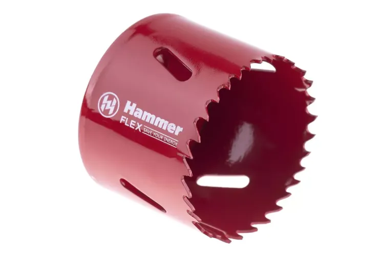 Коронка биметаллическая HAMMER Ф57х38мм 5/8" BiMETALL (224-011) купить в Магнитогорске