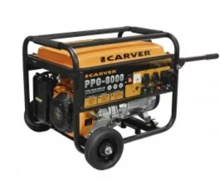 Генератор бензиновый CARVER PPG-8000 LT-190F купить в Магнитогорске