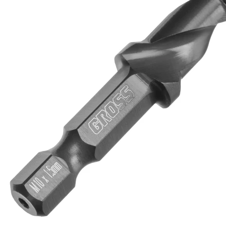 Сверло-метчик М10 х 1,5 мм, Co5%// Gross 76745 купить в Магнитогорске