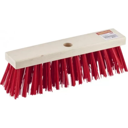 Щетка GRINDA &quot;EURO&quot; уличная без ручки, буковая колодка, жесткая щетина, 30см 39192-30 купить в Магнитогорске