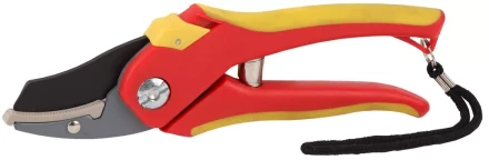 Секатор GRINDA двухкомпонентные ручки, обычный механизм, без эфеса, округлые лезвия с упорной наковальней, 205мм 8-423203_z01 купить в Магнитогорске