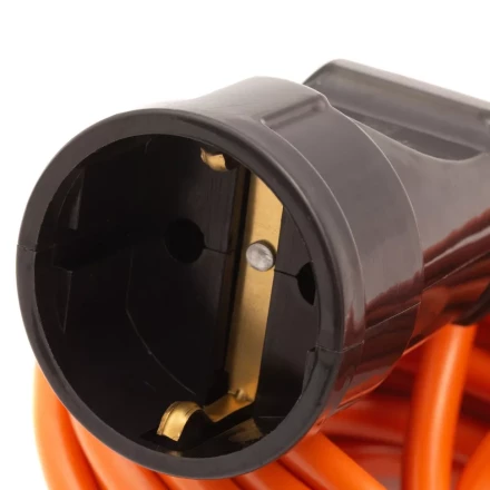 Удлинитель-шнур силовой Сибртех 30 м, 6А, тип УХз6, ПВС, 1 розетка без заземления 95813 купить в Магнитогорске