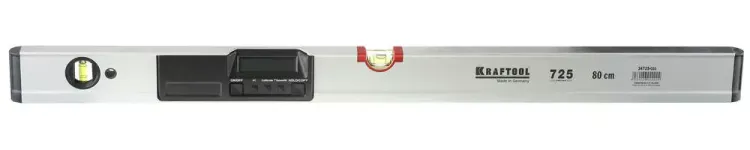 Уровень KRAFTOOL алюминиевый электронный, 2 глазка, 80см 34725-080 купить в Магнитогорске