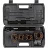 Набор DEXX: Клуппы трубные, с трещоткой 620мм, №4: 1/2", 3/4", 1", 1 1/4" 28280-H4 купить в Магнитогорске