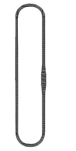 Строп канатный кольцевой СКК 6.3 т L=5 м  заплет