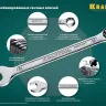 Наборы ключей комбинированных KRAFTOOL, Cr-V, DIN 3110, в EVA-ложементе 27079-H18E купить в Магнитогорске