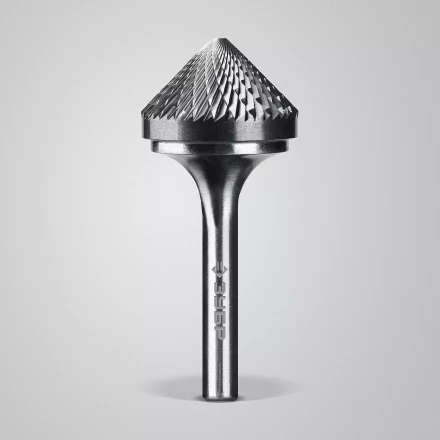 Зубр Твердосплавная борфреза K - зенкер с вершиной 90°, 25 х 12 мм (28809-25-12) купить в Магнитогорске