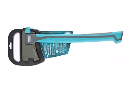 Топор универсальный 800 гр кованый тефлоновое покрытие двухкомпонентное пластиковое топорище 450 мм Gross 21452 купить в Магнитогорске