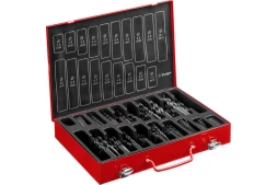 ЗУБР 370 шт, (1-10 мм), сталь Р4М2, класс В, мет.бокс, набор сверл по металлу (29605-H370)