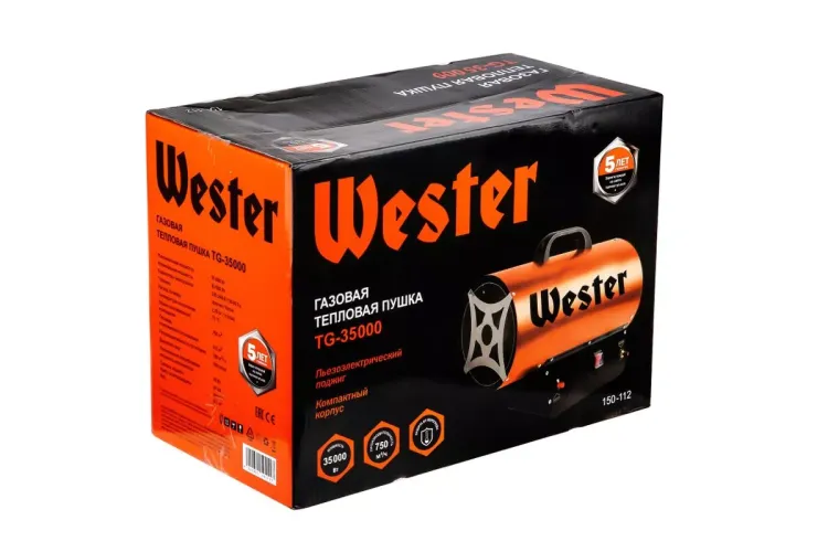 Тепловая пушка WESTER TG-35000 купить в Магнитогорске