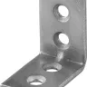 ЗУБР УМ-1.5, 25 x 25 x 17 x 1.5 мм, белый цинк, узкий мебельный уголок (31032-25) купить в Магнитогорске