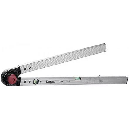 Уровень KRAFTOOL алюминиевый угловой, 1-270 градусов, 600 / 1400мм 34727-140 купить в Магнитогорске