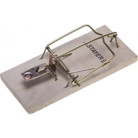 Мышеловка STAYER "STANDARD", деревянное основание, малая 40501-S купить в Магнитогорске