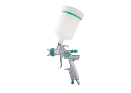 Пневматический краскопульт AG 901 LVMP профессиональный, гравитационного  типа, сопла 1,3 и 1,1 мм Stels 57365 купить в Магнитогорске