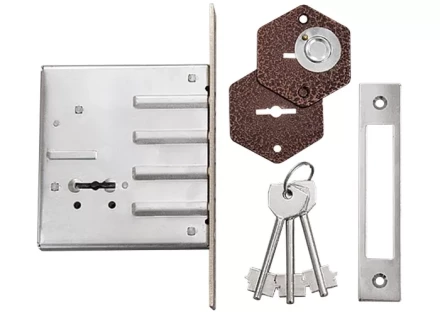 Замок врезной ЗВ-3 сувальдный СИБРТЕХ 91668 купить в Магнитогорске