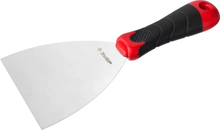 Шпатель ЗУБР &quot;МАСТЕР&quot;, профилированное нержавеющее полотно, 2к ручка, 100мм 10072-10 купить в Магнитогорске