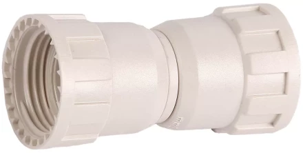 Соединитель ЗУБР &quot;ШиреФит&quot; &quot;накидная гайка - накидная гайка&quot;, 20мм 51496-20 купить в Магнитогорске